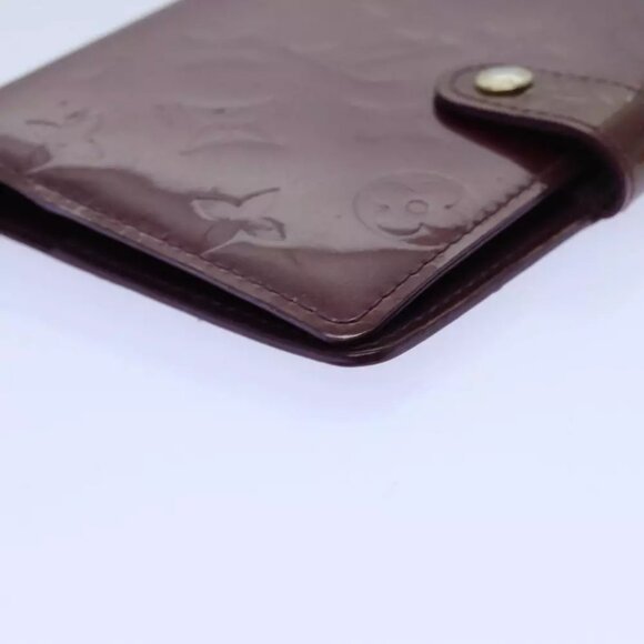 LOUIS VUITTON Vernis Agenda PM Day Planner Cover Violet R21050 LV Auth yk11984 - Picture 8 of 12
